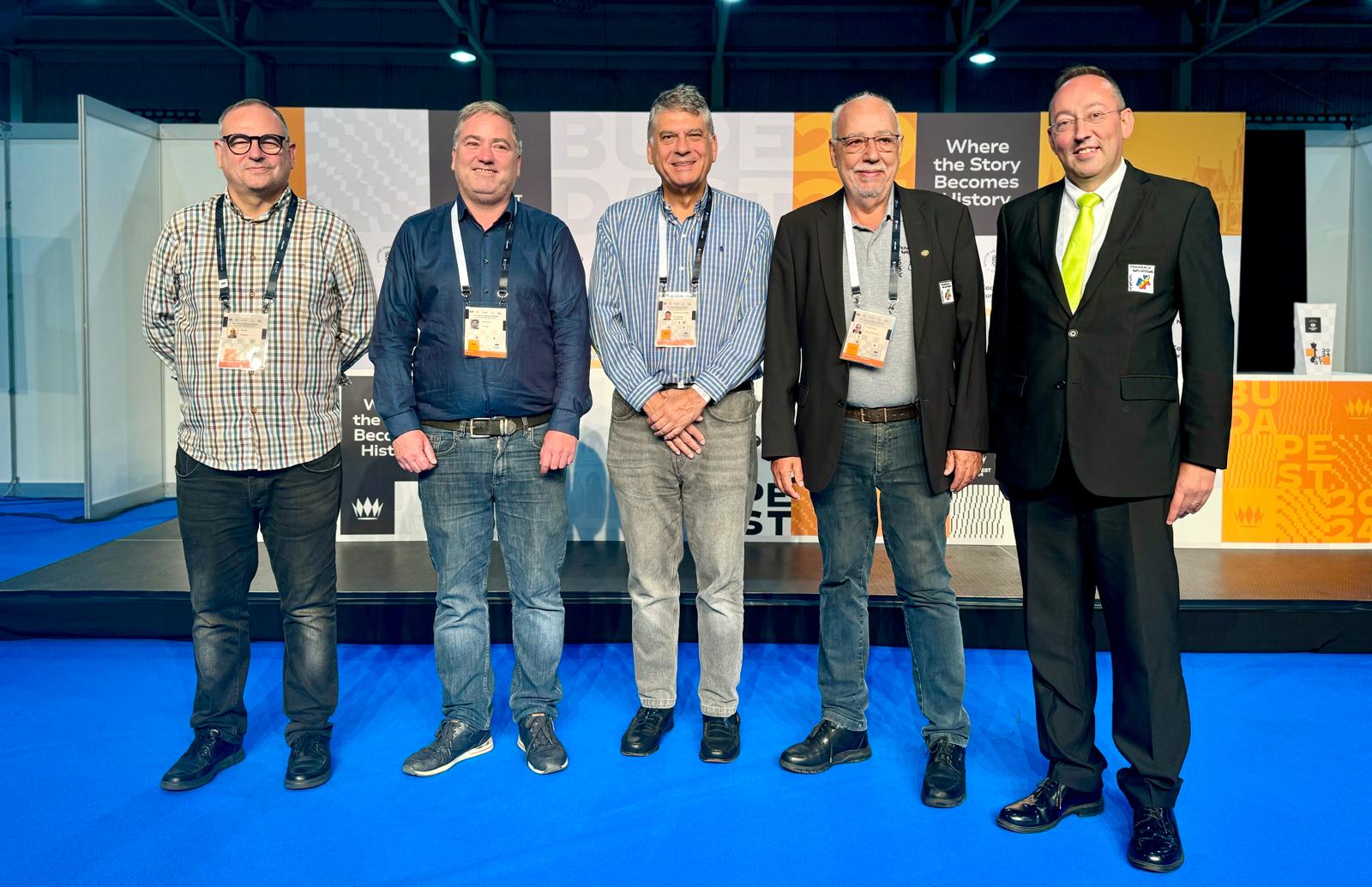 Paulo Felizes, Dominic Cross, Javier Ochoa, Paco Rechi, Martín Martínez | Foto: Patricia Claros